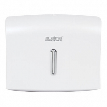 Диспенсер для полотенец LAIMA PROFESSIONAL BASIC (Система H2), Z-сложения, белый, ABS