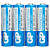 Батарейки КОМПЛЕКТ 4 шт., GP PowerPlus AA (R6, 15G), солевые, пальчиковые, в пленке, 15CEBRA-2S4