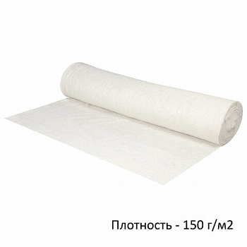 Полотно ХПП холстопрошивное, Узбекистан, светлое, 1,5х50 м, 150(±10) г/м2, шаг 2,5 мм, LAIMA