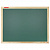 Доска для мела магнитная 45х60 см, зеленая, деревянная рамка, BRAUBERG "Wood"