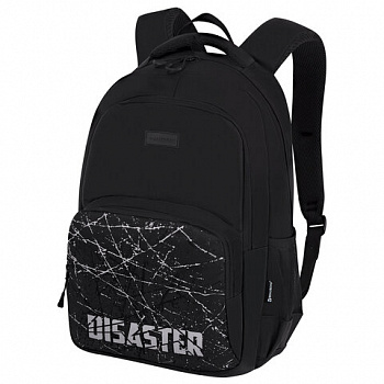 Рюкзак BRAUBERG CONCEPT универсальный, 2 отделения, светоотражающий принт, "Disaster", 45х30х18 см