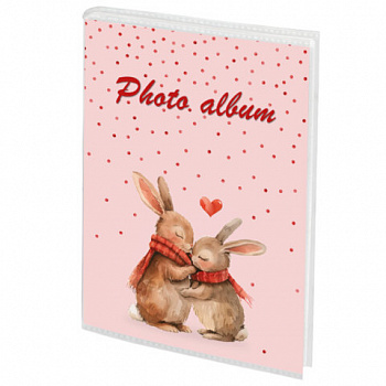 Фотоальбом BRAUBERG на 36 фото 10*15 см, мягкая обложка, "Cute love"