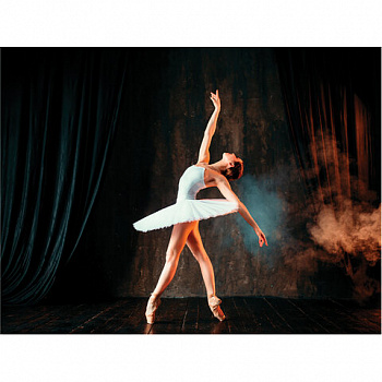 Картина стразами (алмазная мозаика) 30х40 см, ОСТРОВ СОКРОВИЩ "Балерина", без подрамника