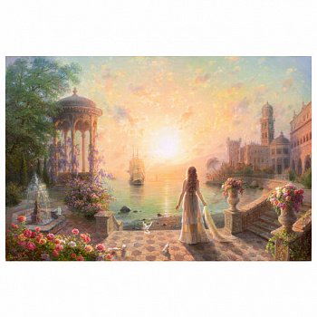 Картина по номерам 40х50 см, ОСТРОВ СОКРОВИЩ "Возвращение", на подрамнике, акрил, кисти