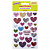 Наклейки объемные "Сердца", многоразовые, 10х15 см, ЮНЛАНДИЯ