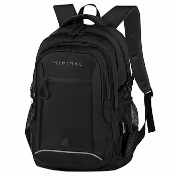 Рюкзак BRAUBERG CONTENT универсальный, 3 отделения, светоотражающий принт, "Minimal", 47х33х18 см