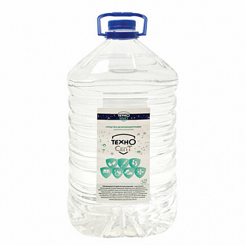Антисептик для рук и поверхностей спиртосодержащий (70%) 5 л ТЕХНОСЕПТ, дезинфицирующий, жидкость
