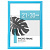 Рамка 21х30 см небьющаяся, багет 17,5 мм, пластик, BRAUBERG "Colorful", голубая