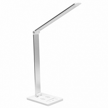 Настольная лампа / светильник с беспроводной зарядкой и таймером, LED, 6 Вт, белый, DASWERK (ДАСВЕРК)
