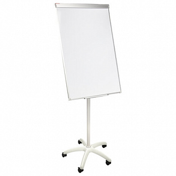 Доска-флипчарт магнитно-маркерная 70х100 см, передвижная, на роликах, Польша, BRAUBERG Extra