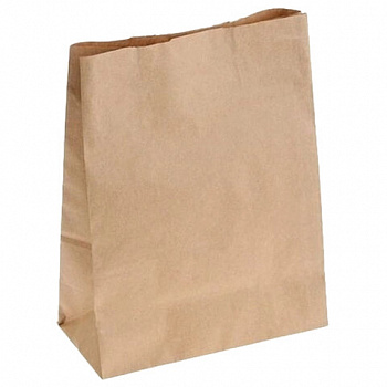 Крафт-пакет бумажный 26х15х34 см, плотность 70 г/м2