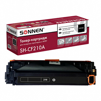 Картридж лазерный SONNEN (SH-CF210A) для HP LJ Pro M276 ВЫСШЕЕ КАЧЕСТВО, черный, 1600 страниц