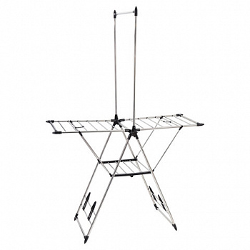 Сушилка напольная для белья раскладная 6 зон сушки, 18 метров, LAIMA HOME GRANDIOSE STAR