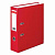Папка-регистратор BRAUBERG с покрытием из ПВХ, 80 мм, с уголком, красная (удвоенный срок службы)