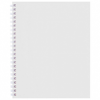 Тетрадь А5 96л. HATBER гребень, клетка, Soft-touch ламинация, SoloMatte_Арктический б, 96Т5лВ1гр