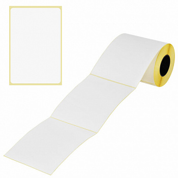 Термоэтикетки ЭКО, 100х150 мм, 300 этикеток в ролике