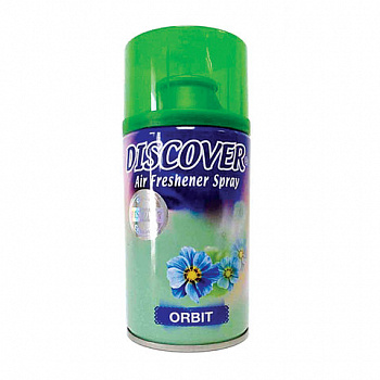 Сменный баллон 320 мл, DISCOVER "Orbit", свежий зеленый аромат, для диспенсеров DISCOVER