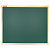 Доска для мела магнитная 50х70 см, зеленая, деревянная рамка, BRAUBERG "Wood"