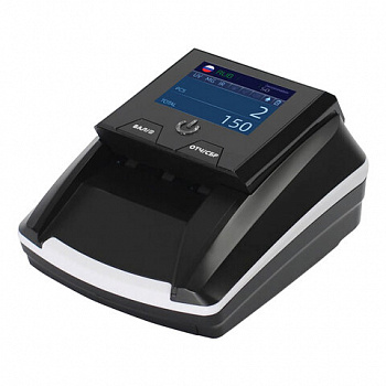 Детектор банкнот MERTECH D-20A TFT, автоматический, ИК, магнитная детекция, АКБ, черный