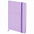 Блокнот с резинкой в клетку 96 л., А5 145х203 мм, твердая обложка, BRAUBERG, "Minimal", сиреневый
