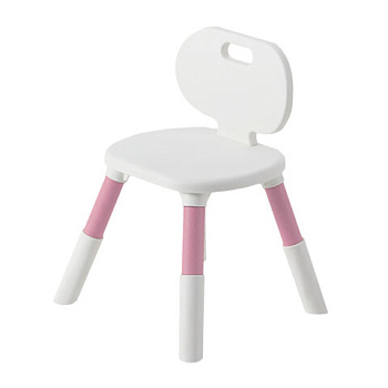 Стул детский BRABIX KIDS CC-001, 2-8 лет, пластик розовый + белый