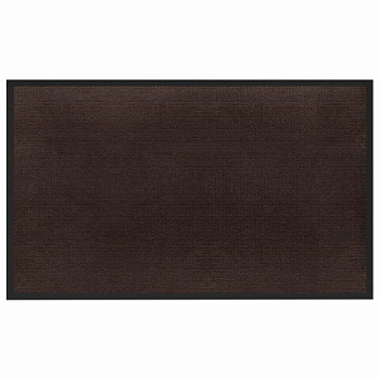 Коврик придверный 90х150 см, КОРИЧНЕВЫЙ, влаго-грязезащитный, 300 г/м2, рубчик, PRIMILA (ПРИМИЛА) STANDARD