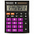 Калькулятор настольный BRAUBERG ULTRA COLOR-12-BKPR (192x143 мм), 12 разрядов, двойное питание, ЧЕРНО-ФИОЛЕТОВЫЙ