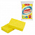 Губки для посуды 95х65х20 мм, ЦЕЛЛЮЛОЗНЫЕ, КОМПЛЕКТ 2 штуки, желтые, LAIMA