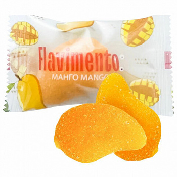 Мармелад жевательный "Дольки Манго" FLAVIMENTO, 500 г, в индивидуальной упаковке, УТ-00002390