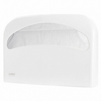 Диспенсер для покрытий на унитаз LAIMA PROFESSIONAL ORIGINAL (V1), 1/2 сложения, белый, ABS-пластик