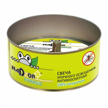 Свеча антимоскитная на эфирных маслах NADZOR