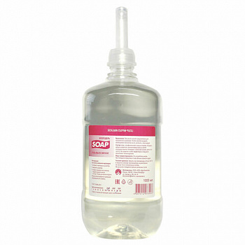 Картридж с жидким мылом-гелем одноразовый (Система S1) "Мягкое", 1 л, ФЛОРОДЕЛЬ