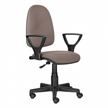 Кресло BRABIX "Prestige Ergo MG-311", регулируемая эргономичная спинка, ткань, бежевое