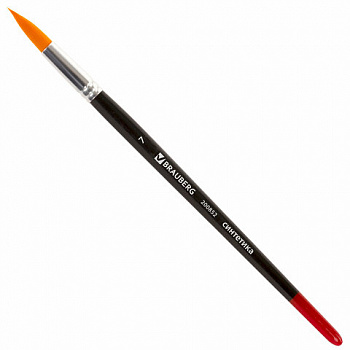 Кисть BRAUBERG синтетика, круглая, №7