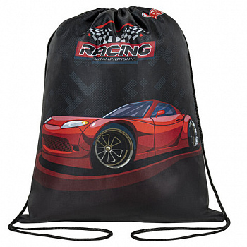 Мешок для обуви ПИФАГОР, 1 отделение, 42х34 см, "Rocket car"