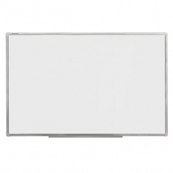 Доска магнитно-маркерная (100х180 см), алюминиевая рамка, ГАРАНТИЯ 10 ЛЕТ, РОССИЯ, BRAUBERG Стандарт