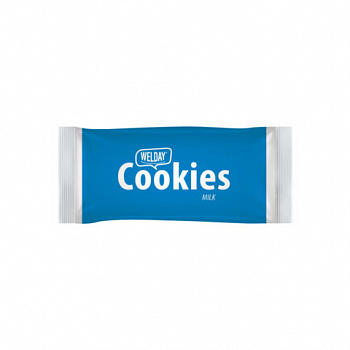 Печенье хрустящее в индивидуальной упаковке WELDAY Сливочное, 100 штук в Office-box,