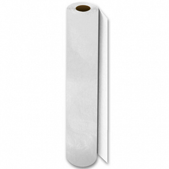 Цветная бумага ТИШЬЮ 17 г/м2, 50 см/60 м в рулоне со втулкой, белая, ЗОЛОТАЯ СКАЗКА