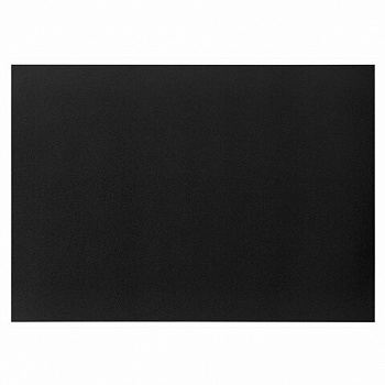 Доска меловая 50х70 см, немагнитная, без рамки, ПВХ, ЧЕРНАЯ, BRAUBERG