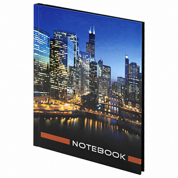 Блокнот МАЛЫЙ ФОРМАТ 110х147 мм, А6, 80 л., твердый, клетка, STAFF, "Офисный"