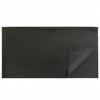 Мешки для мусора 200 л, черные, в пачке 50 штук, прочные, ПВД 37 мкм, 90х130 см