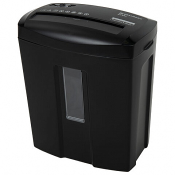 Уничтожитель (шредер) BRAUBERG 615M, 5 уровень секретности, фрагменты 3х12 мм, 6 листов, корзина 15 литров