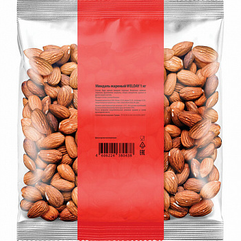 Миндаль жареный WELDAY (ВЭЛДЭЙ) 1 кг