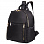 Рюкзак BRAUBERG PODIUM женский, карман-антивор, нейлон, черный, 30х26х12 см