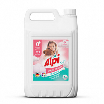Гель для стирки белья концентрированный 5л GRASS ALPI, "Детский", ш/к 06817