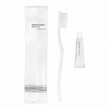 Зубной набор КОМПЛЕКТ 300 шт., COMFORT LINE (зубная щётка + зубная паста 5 г), саше, флоупак, 00-00027996
