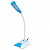 Настольная лампа / светильник SONNEN OU-146, на подставке, светодиодная, 4 Вт, белый/синий