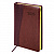 Ежедневник датированный 2026, А5, 138x213 мм, BRAUBERG "Cayman", под кожу, бордовый/коричневый