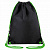 Мешок для обуви BRAUBERG плотный, карман на молнии, подкладка, 43х33 см, "Neon Green"