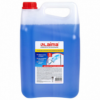 Средство для мытья стекол и зеркал 5 л, LAIMA PROFESSIONAL